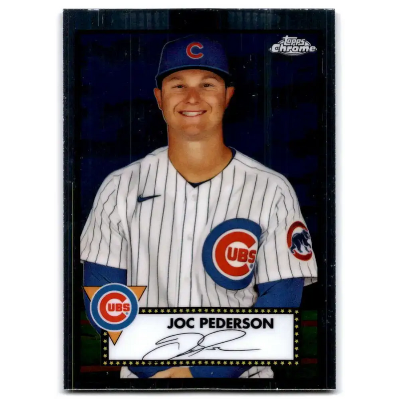 2021 Topps Chrome Platinum Anniversary #457 Joc Pederson NM-MT Chicago Cubs Baseball Card - Baseball Card Single