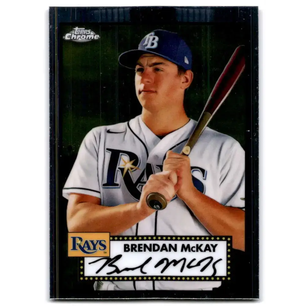2021 Topps Chrome Platinum Anniversary #464 Brendan McKay NM-MT Tampa Bay Rays Baseball Card - Baseball Card Single