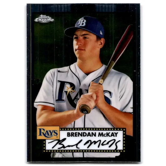 2021 Topps Chrome Platinum Anniversary #464 Brendan McKay NM-MT Tampa Bay Rays Baseball Card - Baseball Card Single