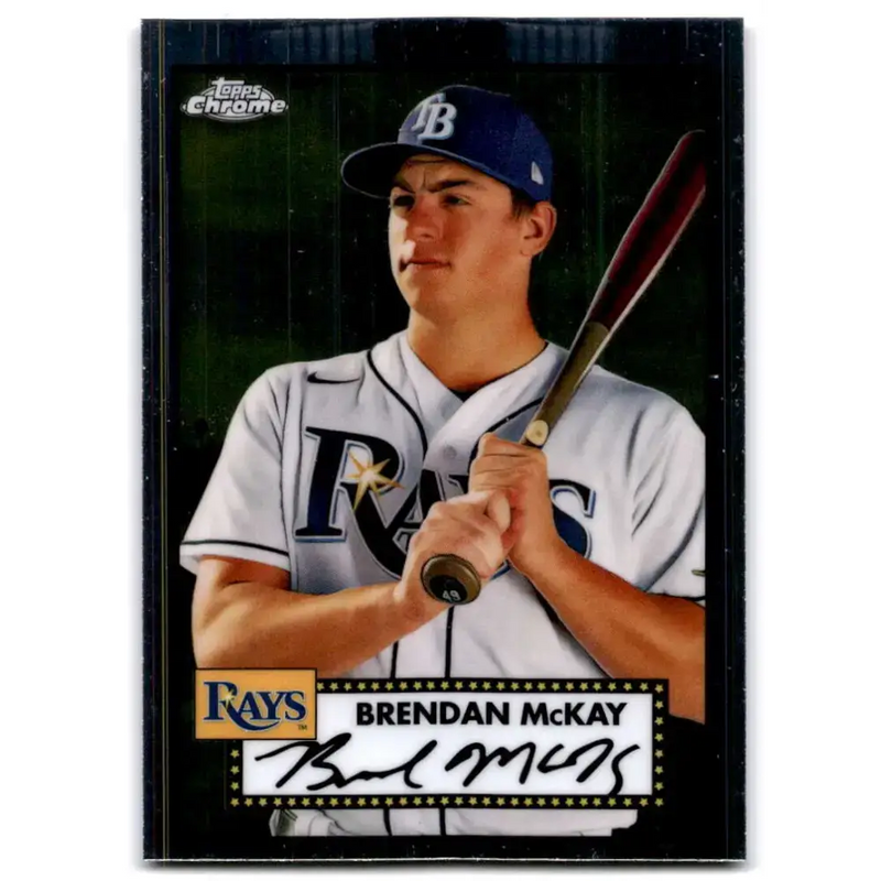 2021 Topps Chrome Platinum Anniversary #464 Brendan McKay NM-MT Tampa Bay Rays Baseball Card - Baseball Card Single