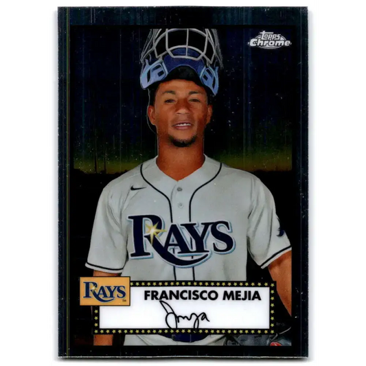 2021 Topps Chrome Platinum Anniversary #470 Francisco Mejia NM-MT Tampa Bay Rays Baseball Card - Baseball Card Single