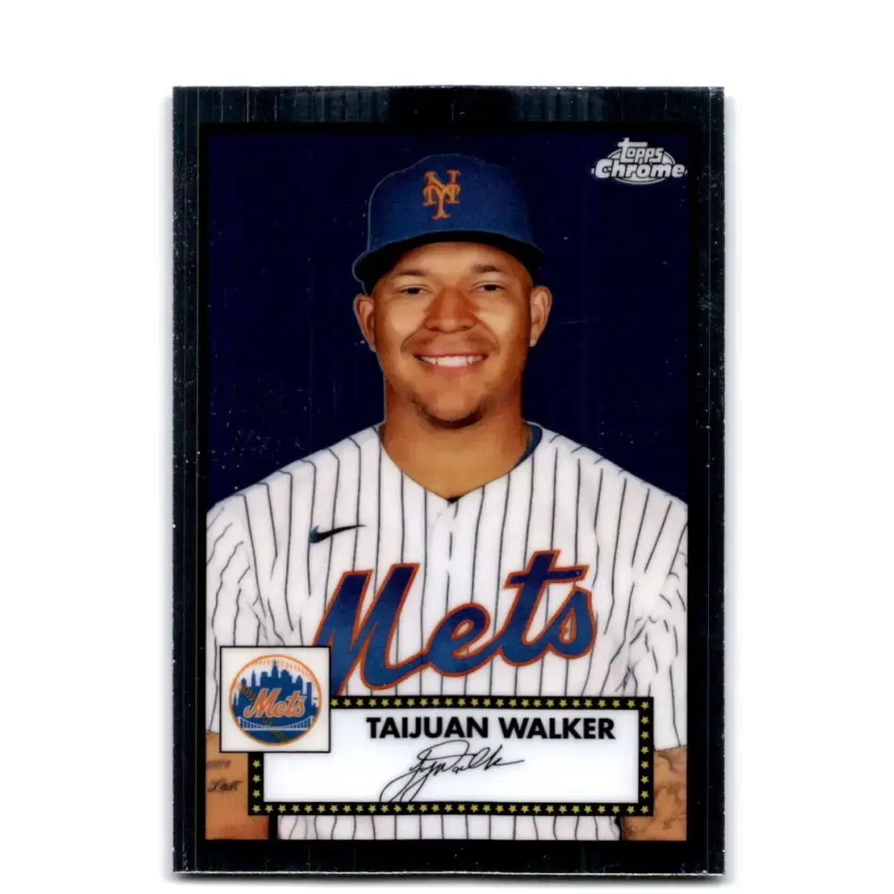 2021 Topps Chrome Platinum Anniversary #489 Taijuan Walker NM-MT New York Mets Baseball Card - Baseball Card Single