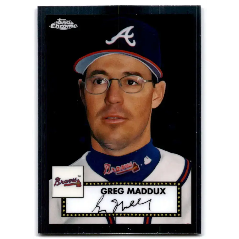 2021 Topps Chrome Platinum Anniversary #496 Greg Maddux NM-MT Atlanta Braves Baseball Card - Baseball Card Single