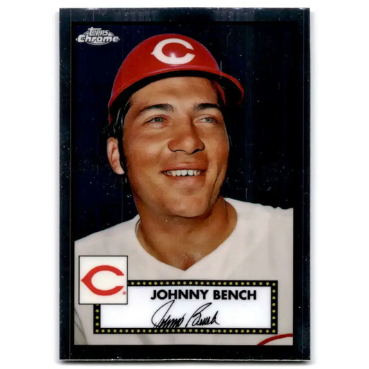 2021 Topps Chrome Platinum Anniversary #502 Johnny Bench NM-MT Cincinnati Reds Baseball Card - Baseball Card Single