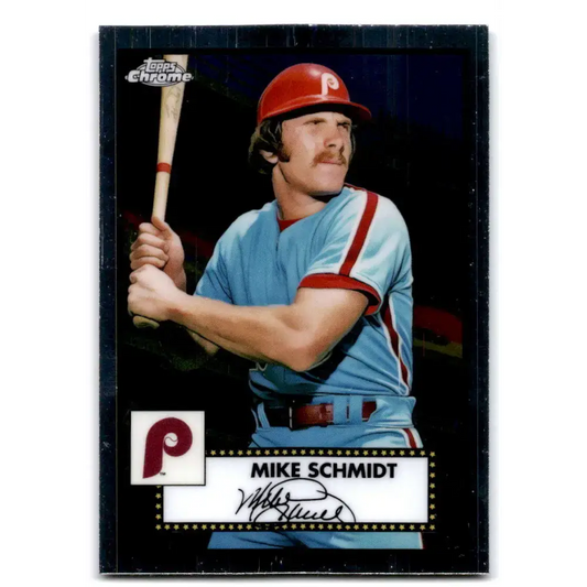 2021 Topps Chrome Platinum Anniversary #504 Mike Schmidt NM-MT Philadelphia Phillies Baseball Card - Baseball Card