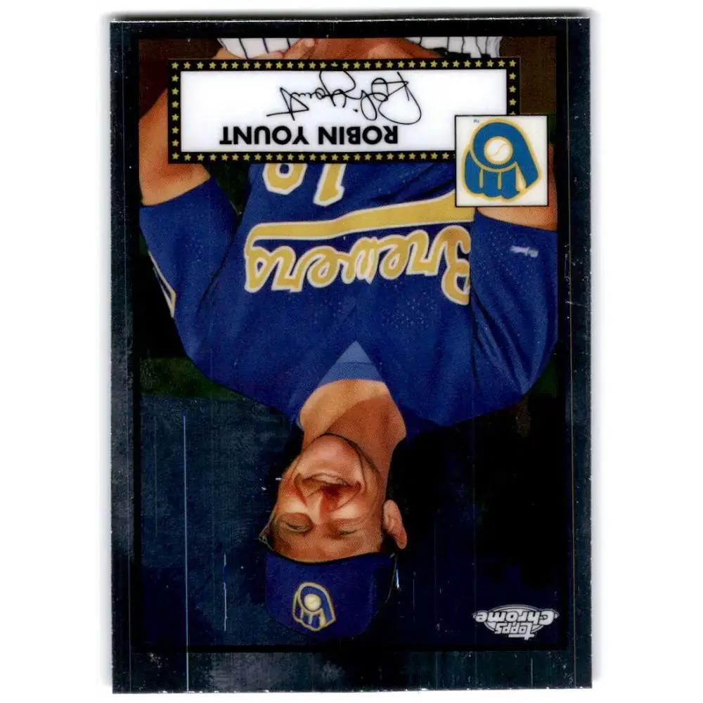 2021 Topps Chrome Platinum Anniversary #507 Robin Yount NM-MT Milwaukee Brewers Baseball Card - Baseball Card Single