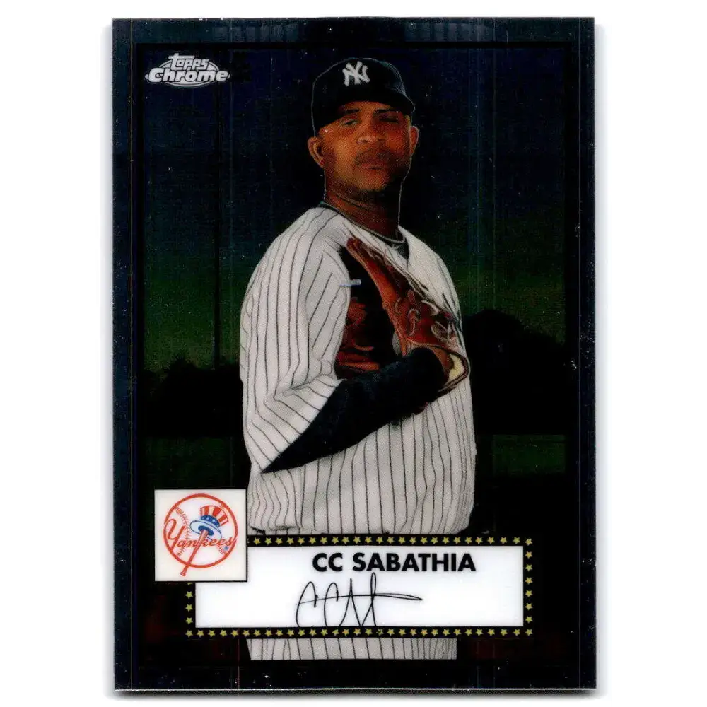 2021 Topps Chrome Platinum Anniversary #514 CC Sabathia NM-MT New York Yankees Baseball Card - Baseball Card Single