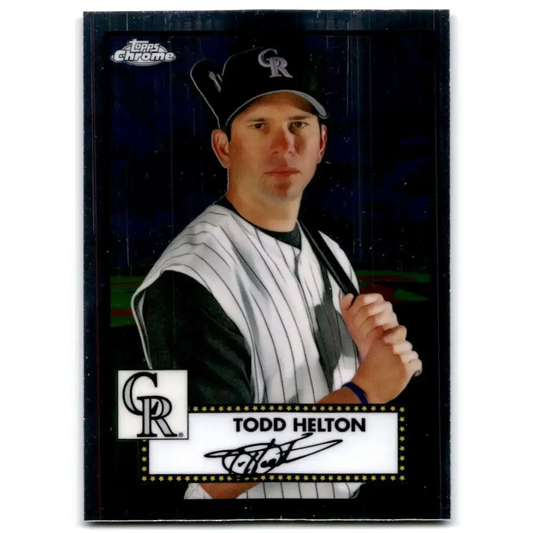 2021 Topps Chrome Platinum Anniversary #524 Todd Helton NM-MT Colorado Rockies Baseball Card - Baseball Card Single