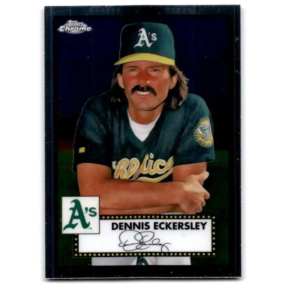 2021 Topps Chrome Platinum Anniversary #532 Dennis Eckersley NM-MT Oakland Athletics Baseball Card - Baseball Card