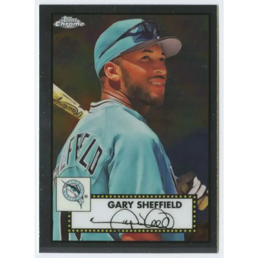 2021 Topps Chrome Platinum Anniversary #541 Gary Sheffield NM-MT Florida Marlins Baseball Card - Baseball Card Single