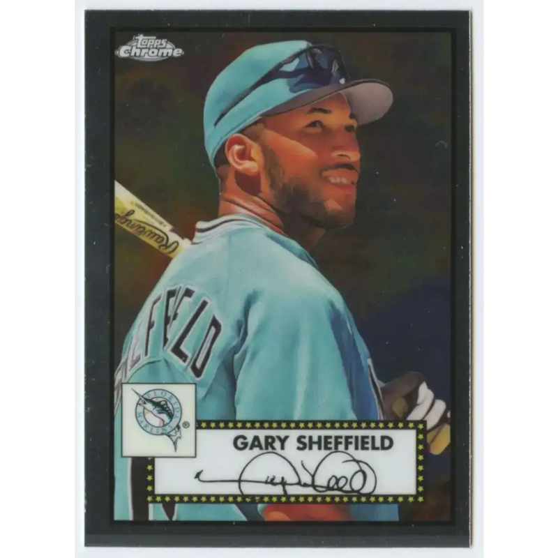 2021 Topps Chrome Platinum Anniversary #541 Gary Sheffield NM-MT Florida Marlins Baseball Card - Baseball Card Single