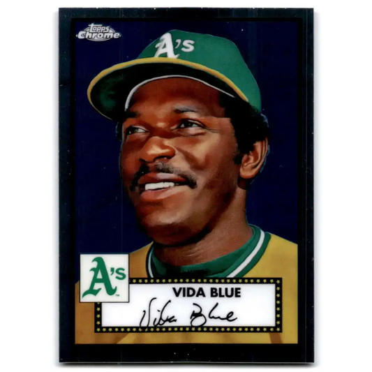 2021 Topps Chrome Platinum Anniversary #552 Vida Blue NM-MT Oakland Athletics Baseball Card - Baseball Card Single