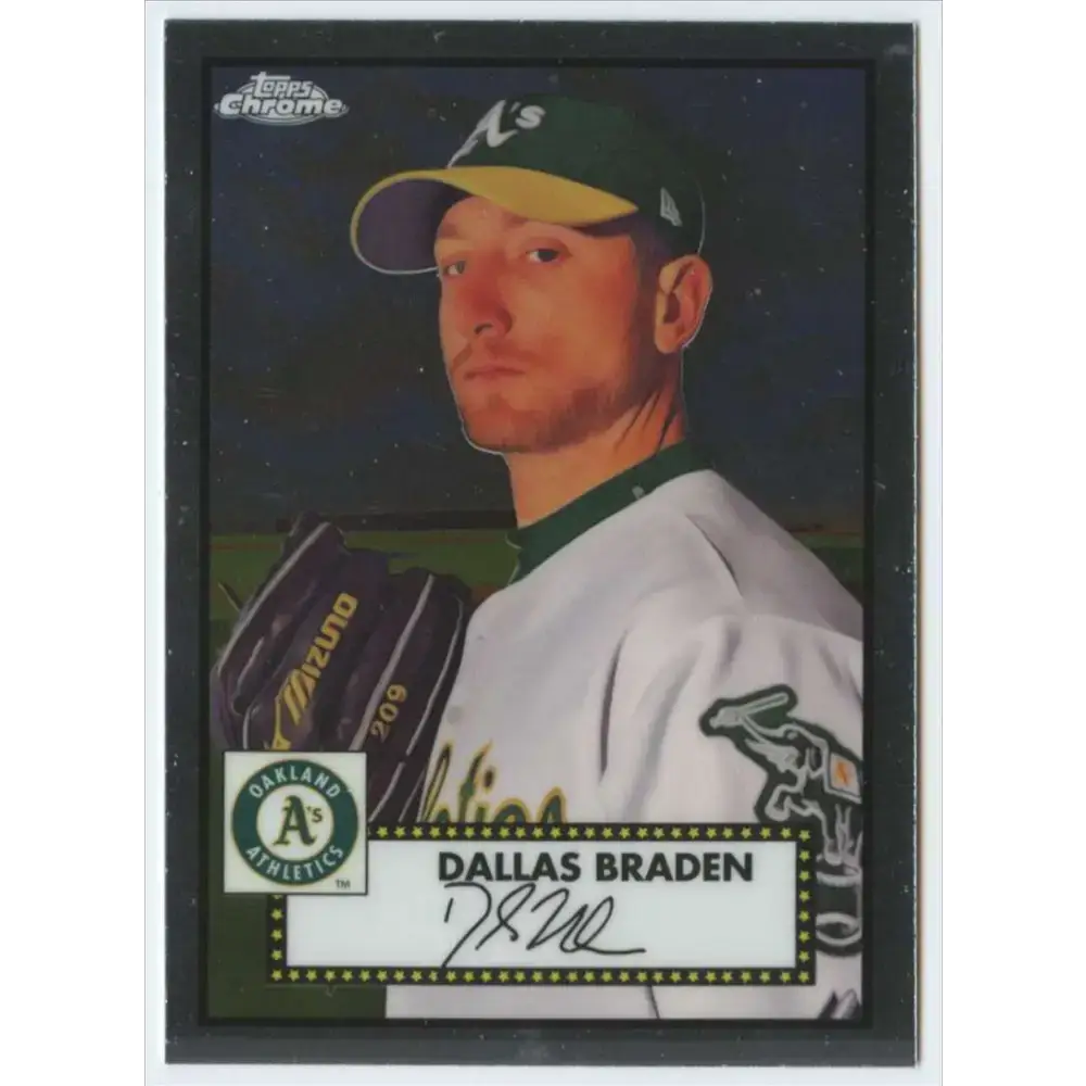 2021 Topps Chrome Platinum Anniversary #563 Dallas Braden NM-MT Oakland Athletics Baseball Card - Baseball Card Single