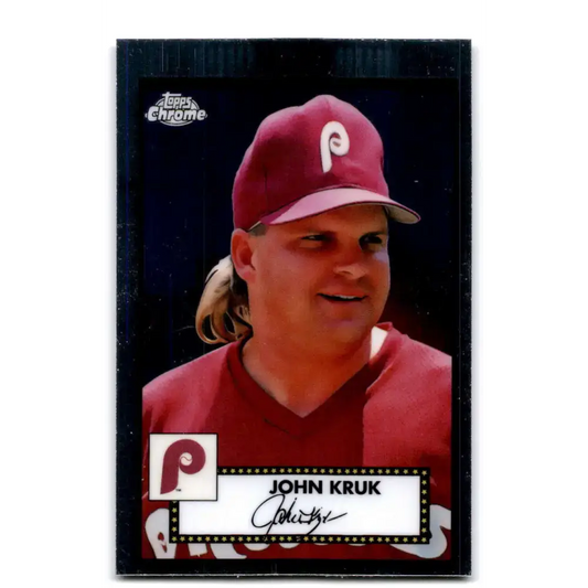 2021 Topps Chrome Platinum Anniversary #565 John Kruk NM-MT Philadelphia Phillies Baseball Card - Baseball Card Single
