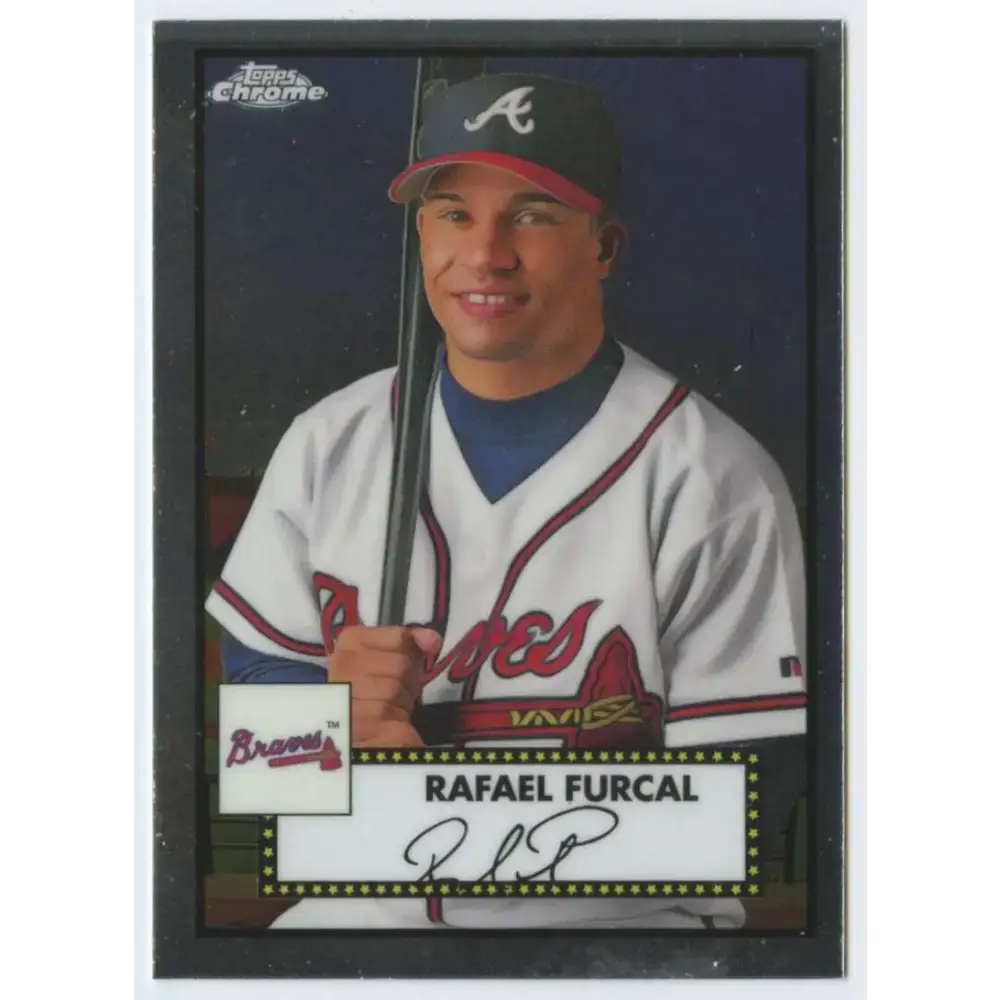 2021 Topps Chrome Platinum Anniversary #568 Rafael Furcal NM-MT Atlanta Braves Baseball Card - Baseball Card Single