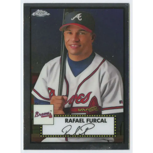 2021 Topps Chrome Platinum Anniversary #568 Rafael Furcal NM-MT Atlanta Braves Baseball Card - Baseball Card Single