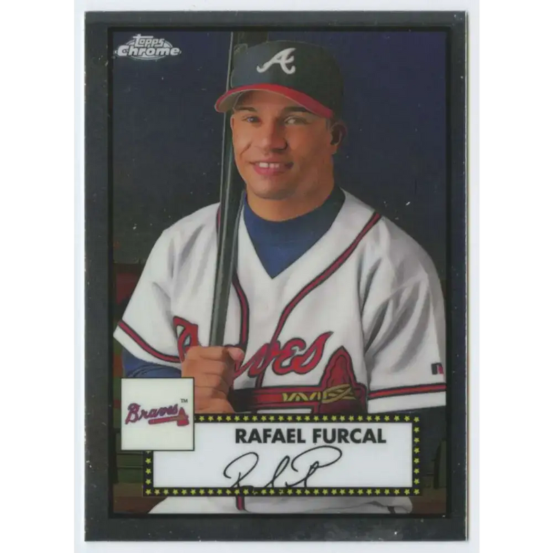 2021 Topps Chrome Platinum Anniversary #568 Rafael Furcal NM-MT Atlanta Braves Baseball Card - Baseball Card Single