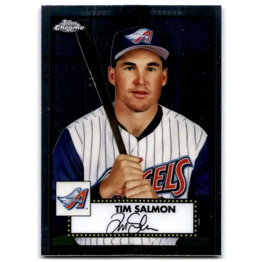 2021 Topps Chrome Platinum Anniversary #582 Tim Salmon NM-MT Los Angeles Angels Baseball Card - Baseball Card Single