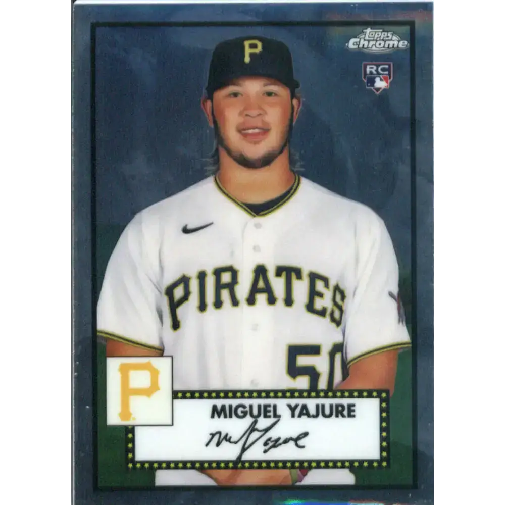 2021 Topps Chrome Platinum Anniversary #61 Miguel Yajure NM-MT RC Rookie Pittsburgh Pirates Baseball Card - Baseball