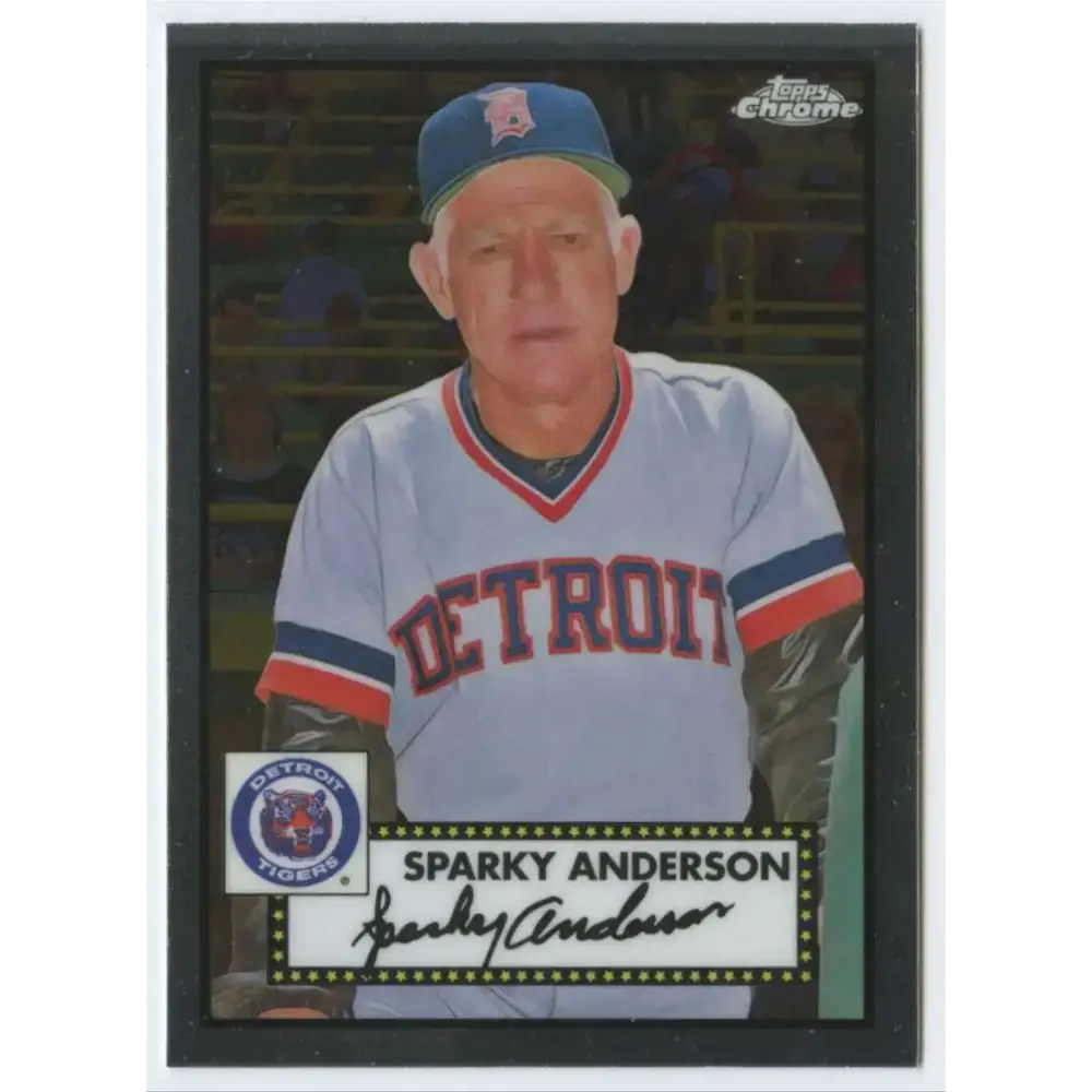 2021 Topps Chrome Platinum Anniversary #625 Sparky Anderson NM-MT Detroit Tigers Baseball Card - Baseball Card Single