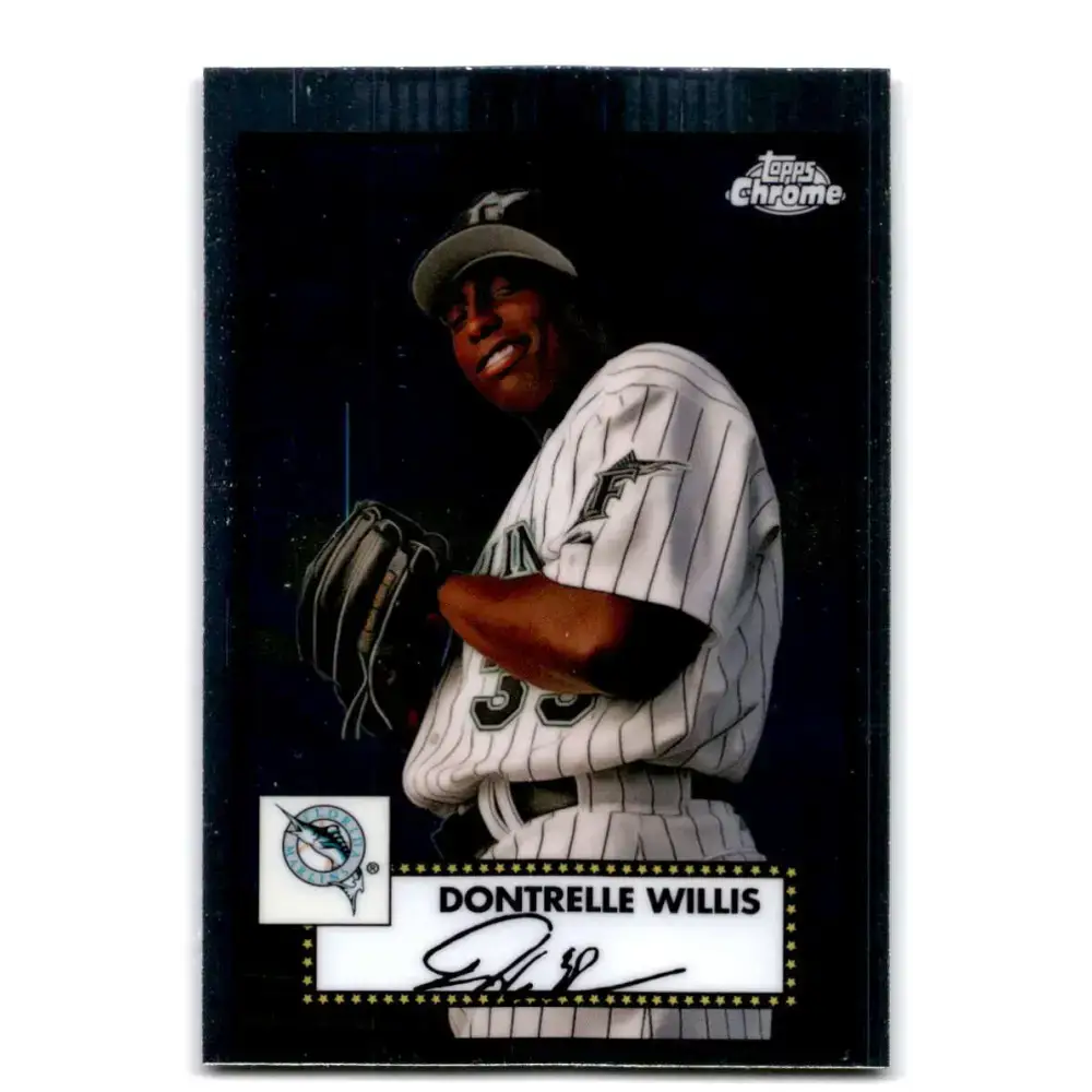 2021 Topps Chrome Platinum Anniversary #629 Dontrelle Willis NM-MT Florida Marlins Baseball Card - Baseball Card Single