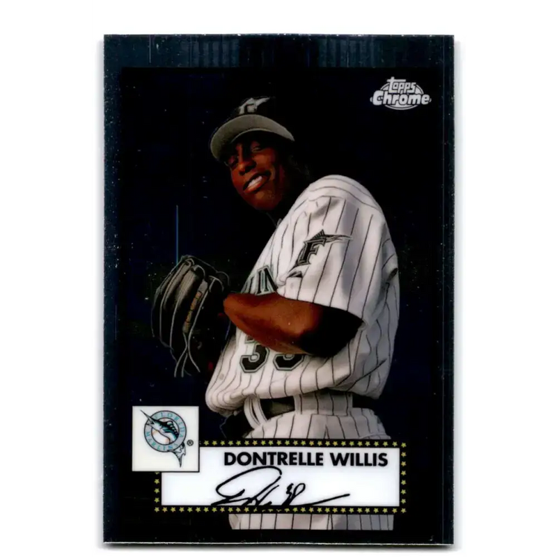 2021 Topps Chrome Platinum Anniversary #629 Dontrelle Willis NM-MT Florida Marlins Baseball Card - Baseball Card Single