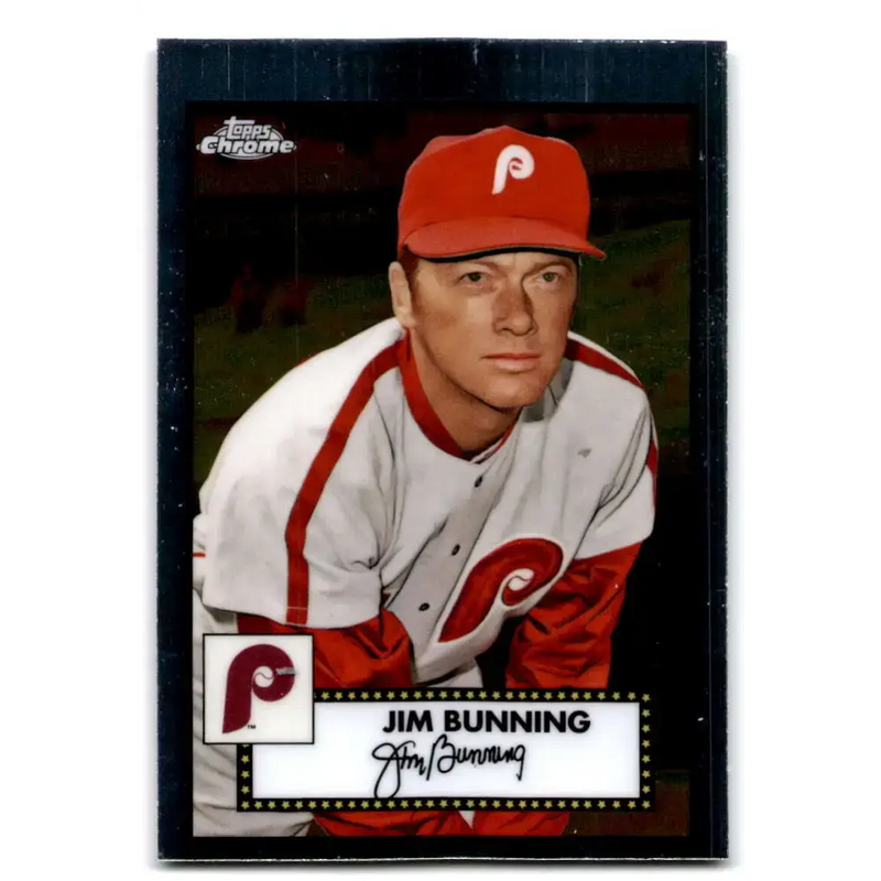 2021 Topps Chrome Platinum Anniversary #631 Jim Bunning NM-MT Philadelphia Phillies Baseball Card - Baseball Card Single