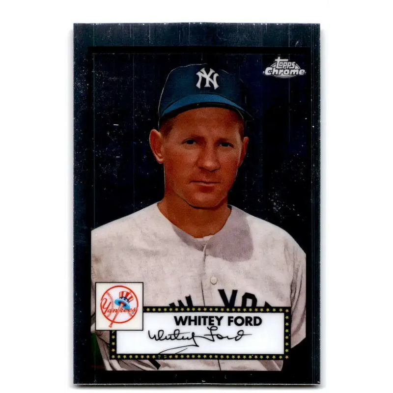 2021 Topps Chrome Platinum Anniversary #638 Whitey Ford NM-MT New York Yankees Baseball Card - Baseball Card Single