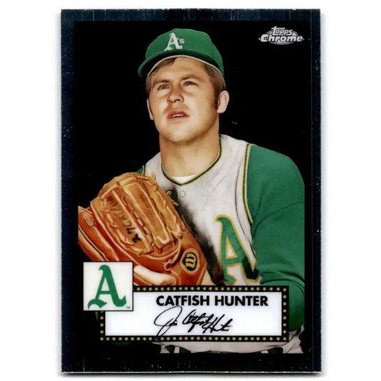 2021 Topps Chrome Platinum Anniversary #643 Catfish Hunter NM-MT Oakland Athletics Baseball Card - Baseball Card Single