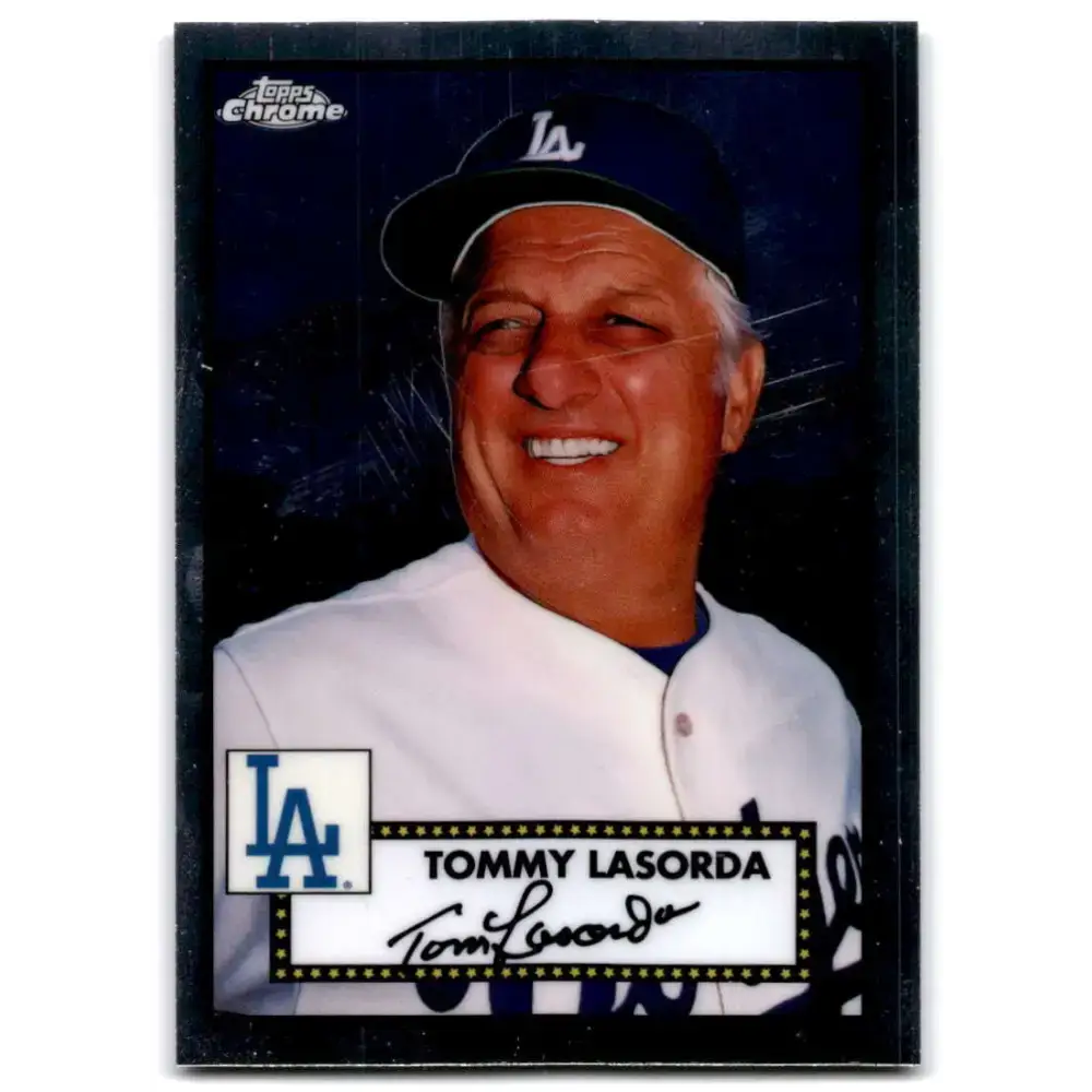 2021 Topps Chrome Platinum Anniversary #651 Tommy Lasorda NM-MT Los Angeles Dodgers Baseball Card - Baseball Card Single