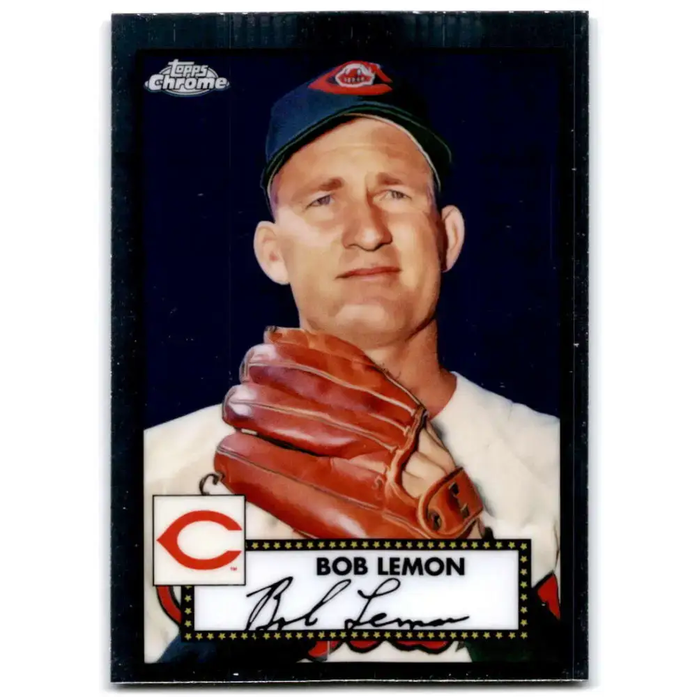 2021 Topps Chrome Platinum Anniversary #652 Bob Lemon NM-MT Cleveland Indians Baseball Card - Baseball Card Single