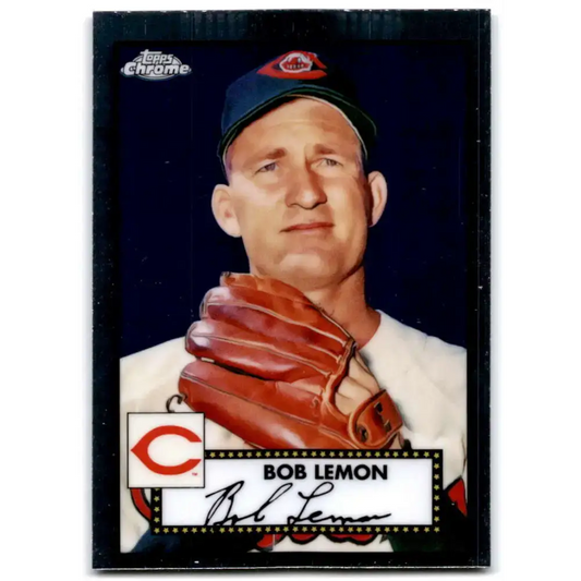 2021 Topps Chrome Platinum Anniversary #652 Bob Lemon NM-MT Cleveland Indians Baseball Card - Baseball Card Single