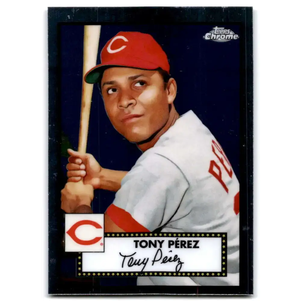 2021 Topps Chrome Platinum Anniversary #661 Tony Perez NM-MT Cincinnati Reds Baseball Card - Baseball Card Single