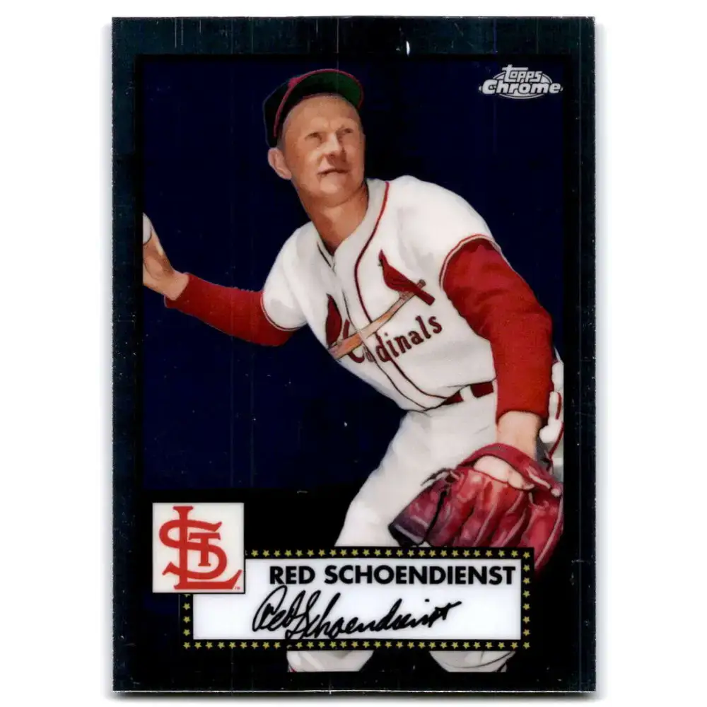 2021 Topps Chrome Platinum Anniversary #669 Red Schoendienst NM-MT St. Louis Cardinals Baseball Card - Baseball Card
