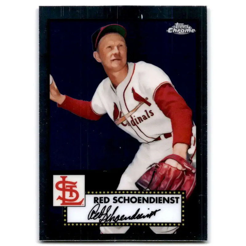 2021 Topps Chrome Platinum Anniversary #669 Red Schoendienst NM-MT St. Louis Cardinals Baseball Card - Baseball Card