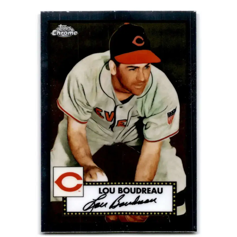 2021 Topps Chrome Platinum Anniversary #675 Lou Boudreau NM-MT Cleveland Indians Baseball Card - Baseball Card Single