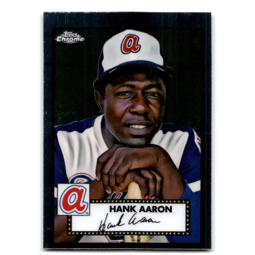 2021 Topps Chrome Platinum Anniversary #678 Hank Aaron NM-MT Atlanta Braves Baseball Card - Baseball Card Single