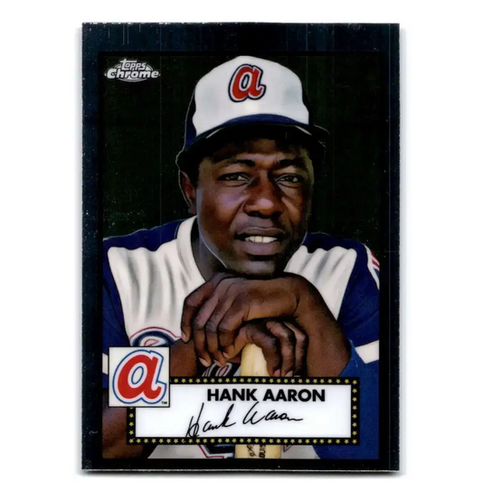 2021 Topps Chrome Platinum Anniversary #678 Hank Aaron NM-MT Atlanta Braves Baseball Card - Baseball Card Single