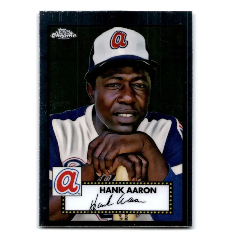 2021 Topps Chrome Platinum Anniversary #678 Hank Aaron NM-MT Atlanta Braves Baseball Card - Baseball Card Single