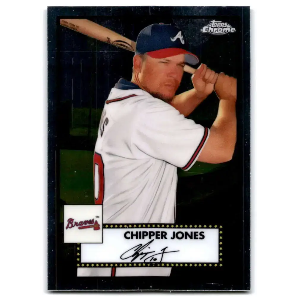 2021 Topps Chrome Platinum Anniversary #680 Chipper Jones NM-MT Atlanta Braves Baseball Card - Baseball Card Single