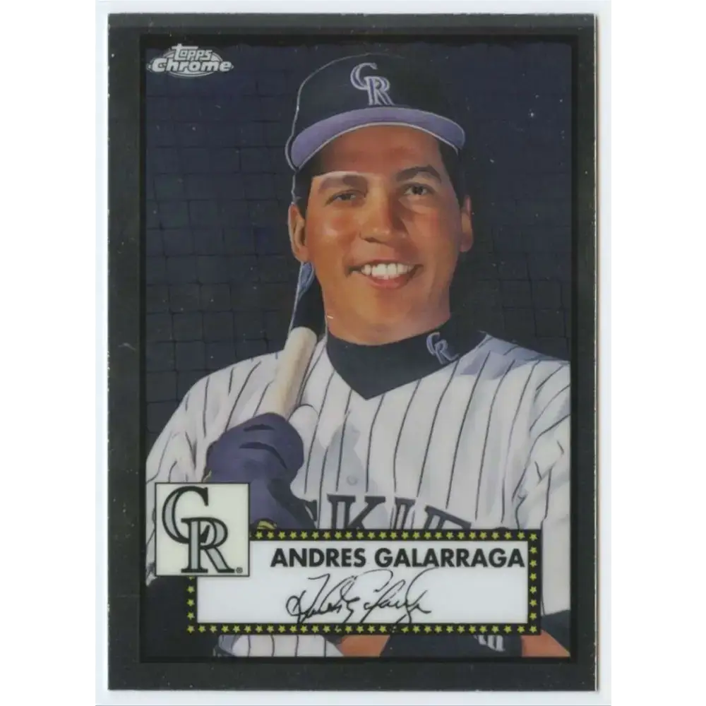 2021 Topps Chrome Platinum Anniversary #692 Andres Galarraga NM-MT Colorado Rockies Baseball Card - Baseball Card Single