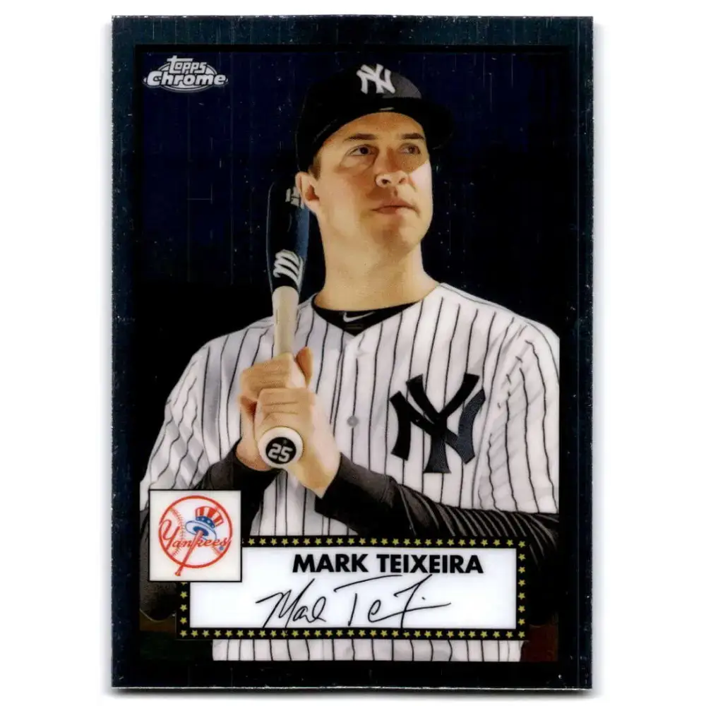 2021 Topps Chrome Platinum Anniversary #695 Mark Teixeira NM-MT New York Yankees Baseball Card - Baseball Card Single