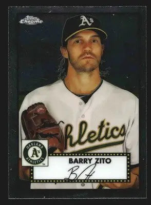 2021 Topps Chrome Platinum Anniversary #698 Barry Zito Athletics - Baseball Card Single