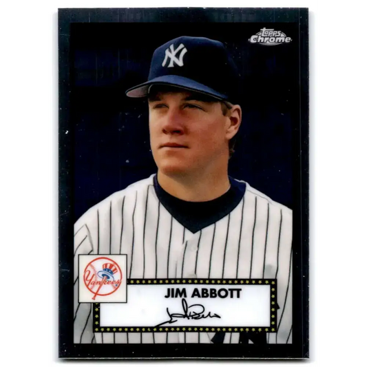 2021 Topps Chrome Platinum Anniversary #699 Jim Abbott NM-MT New York Yankees Baseball Card - Baseball Card Single