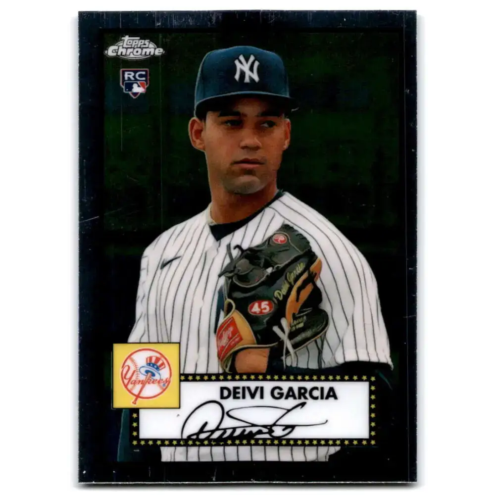 2021 Topps Chrome Platinum Anniversary #70 Deivi Garcia NM-MT RC Rookie New York Yankees Baseball Card - Baseball Card