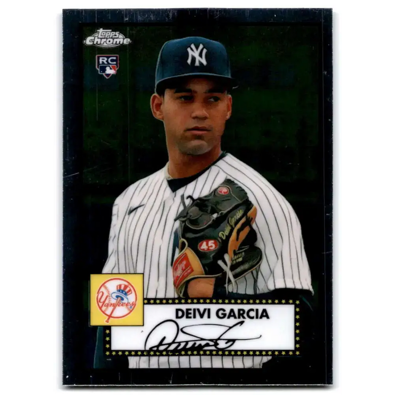 2021 Topps Chrome Platinum Anniversary #70 Deivi Garcia NM-MT RC Rookie New York Yankees Baseball Card - Baseball Card