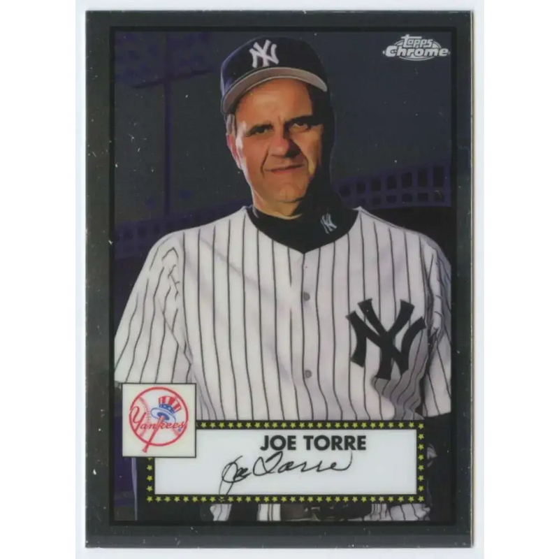 2021 Topps Chrome Platinum Anniversary #700 Joe Torre NM-MT New York Yankees Baseball Card - Baseball Card Single