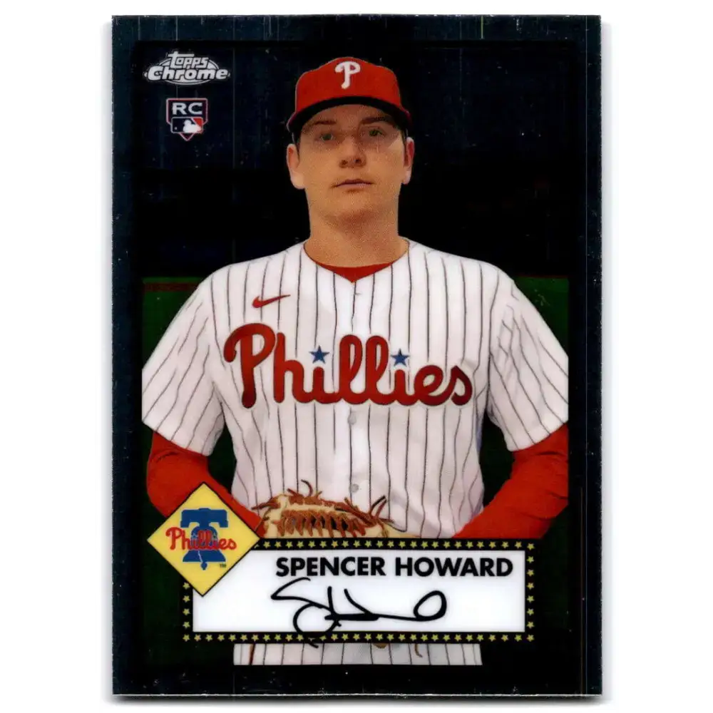 2021 Topps Chrome Platinum Anniversary #74 Spencer Howard NM-MT RC Rookie Philadelphia Phillies Baseball Card