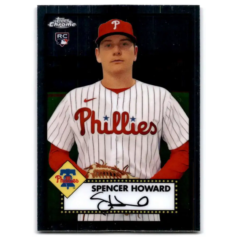 2021 Topps Chrome Platinum Anniversary #74 Spencer Howard NM-MT RC Rookie Philadelphia Phillies Baseball Card