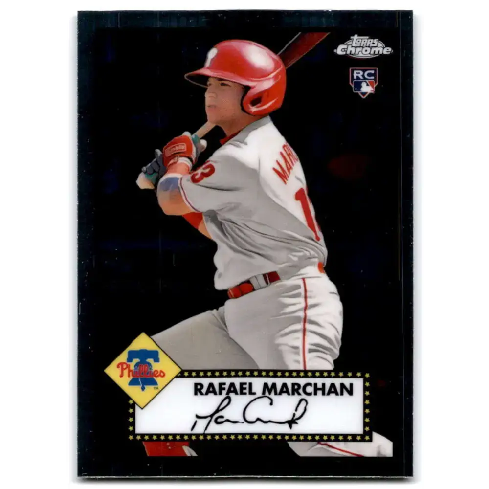2021 Topps Chrome Platinum Anniversary #76 Rafael Marchan NM-MT RC Rookie Philadelphia Phillies Baseball Card